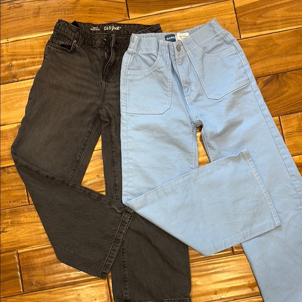 Girls wide leg size 10 jeans